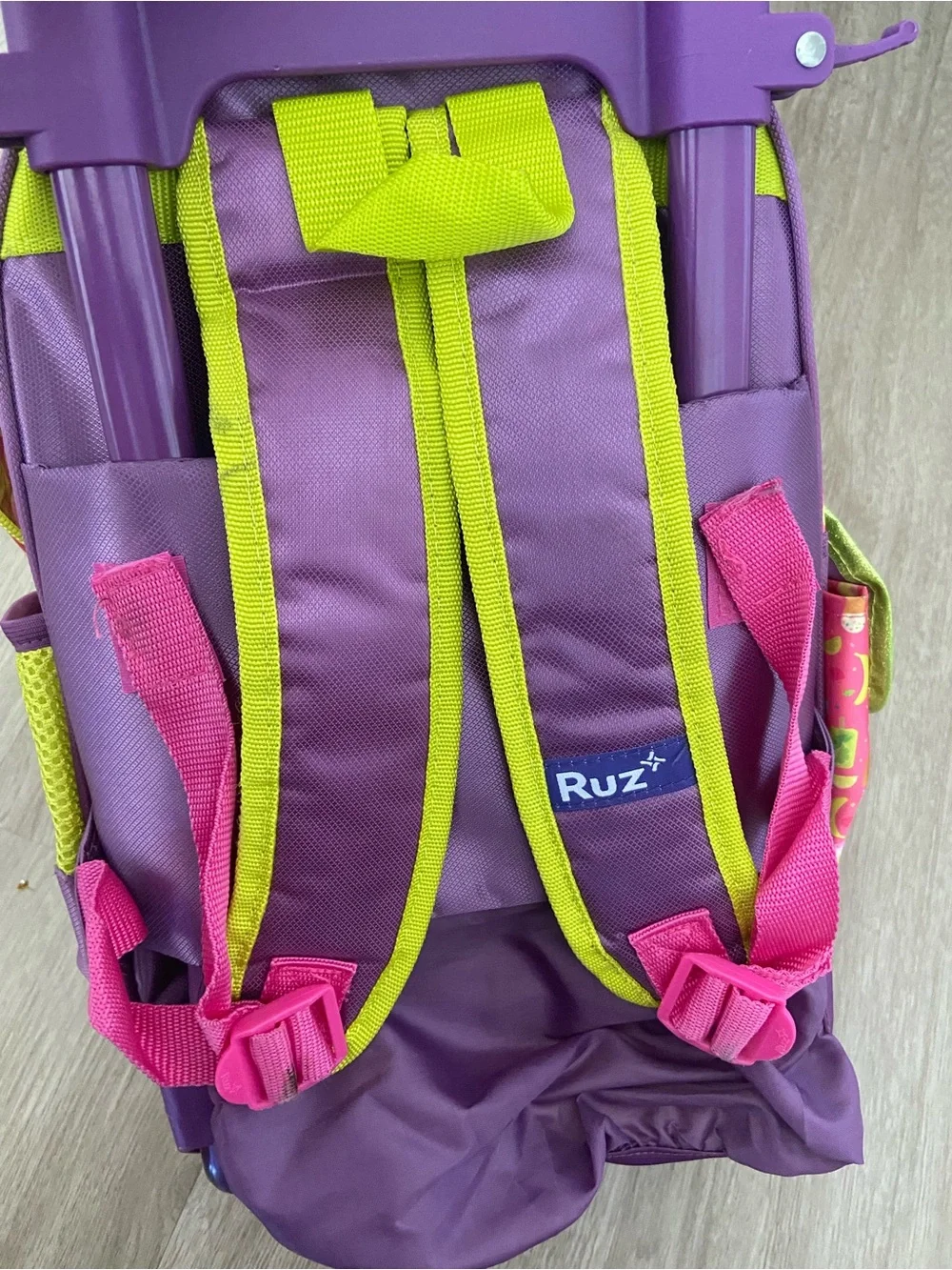 Masha and the Bear Pink Kids Trolley Backpack New